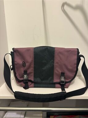 Timbuk2 Maroon and Black Commuter Messenger Bag